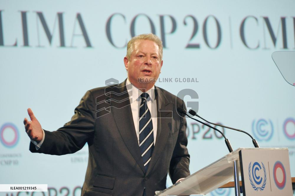 Former U.S. VP Gore at COP20