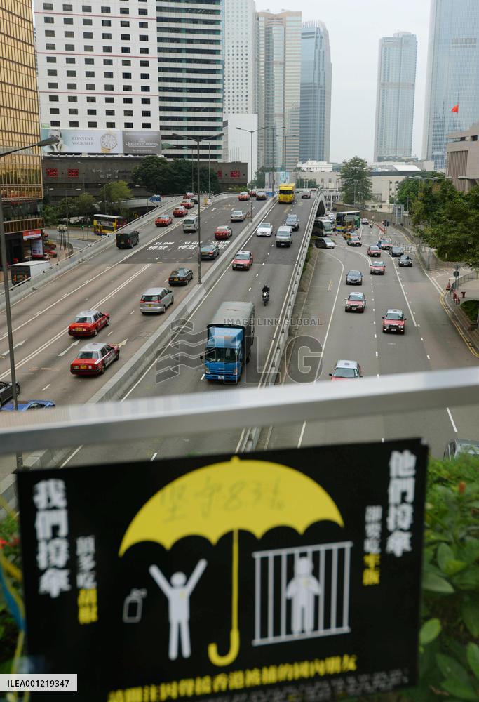 H.K. in wake of roadblocks' clearance