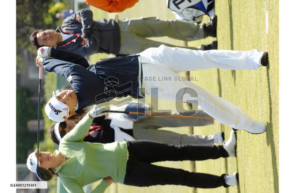 Japanese players at British Open