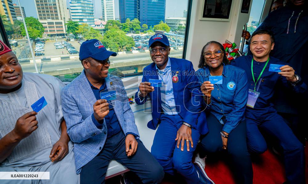 NIGERIA-LAGOS-LIGHT RAIL-COMPLETION CEREMONY