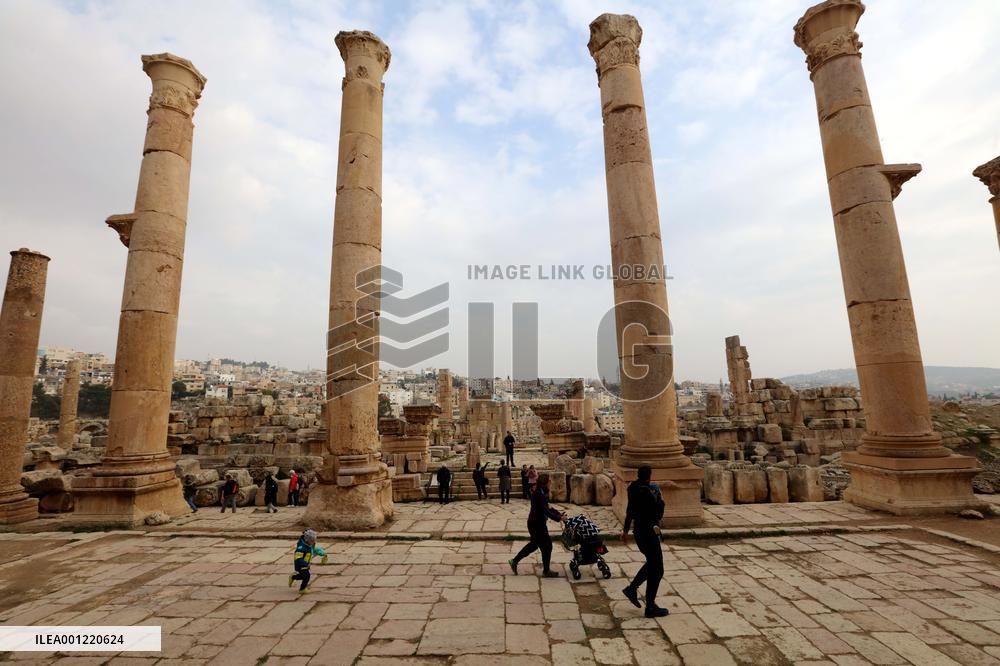 JORDAN-JERASH-ROMAN ARCHEOLOGICAL SITE-TOURISM