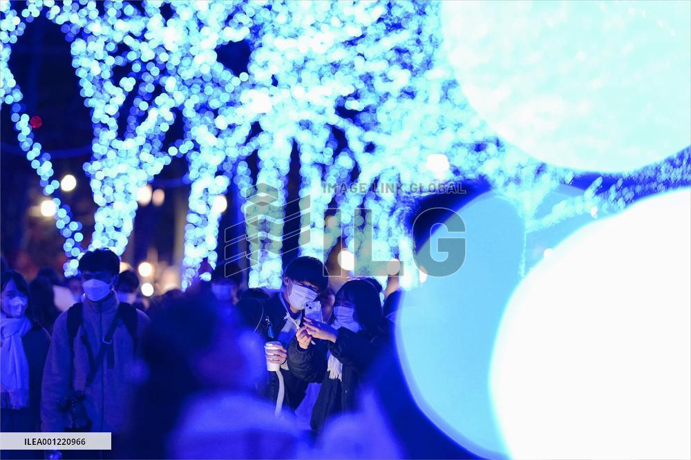Illumination in Shibuya, Tokyo