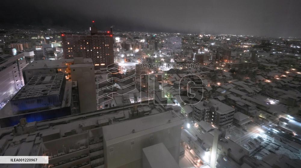 Kanazawa in snow