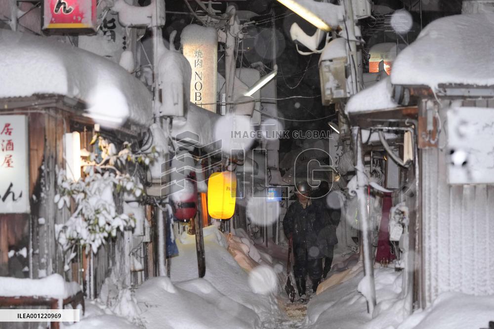 Kanazawa in snow