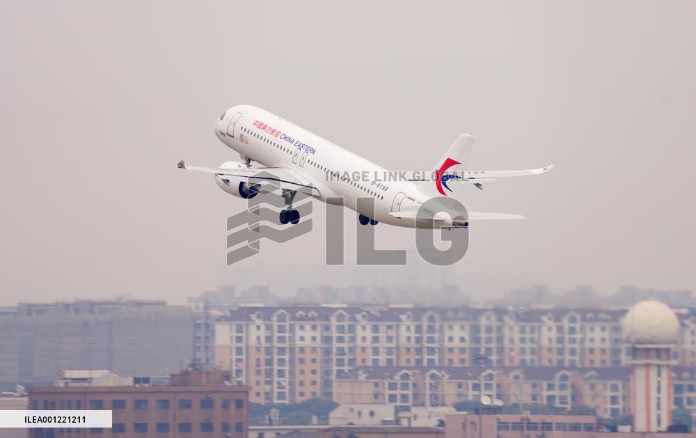 CHINA-SHANGHAI-C919-FIRST AIRLINE VALIDATION FLIGHT-COMPLETION (CN)