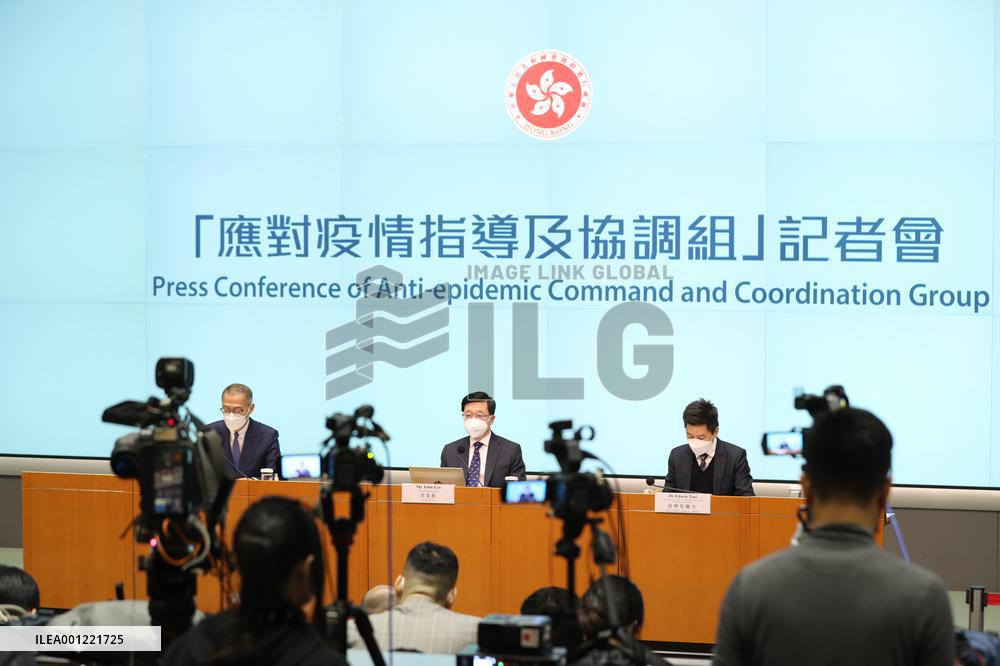 CHINA-HONG KONG-JOHN LEE-PRESS CONFERENCE (CN)