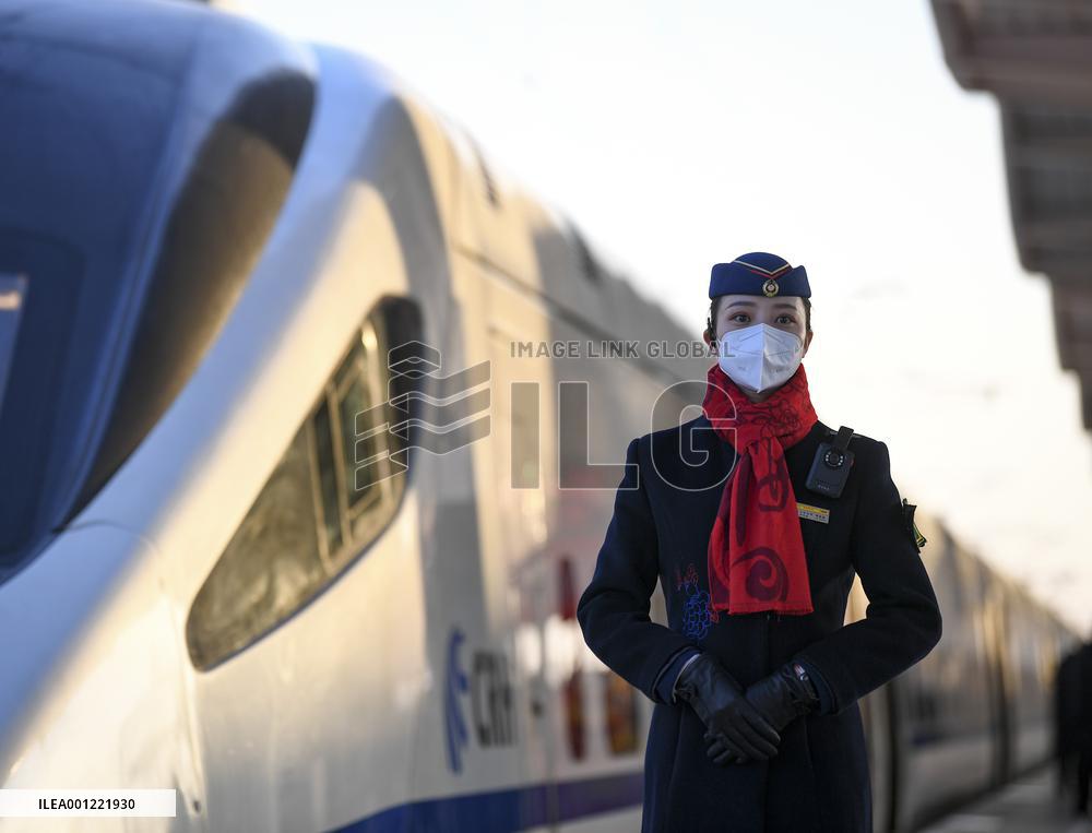 CHINA-NINGXIA-ZHONGWEI-HIGH-SPEED RAILWAY-OPERATION (CN)