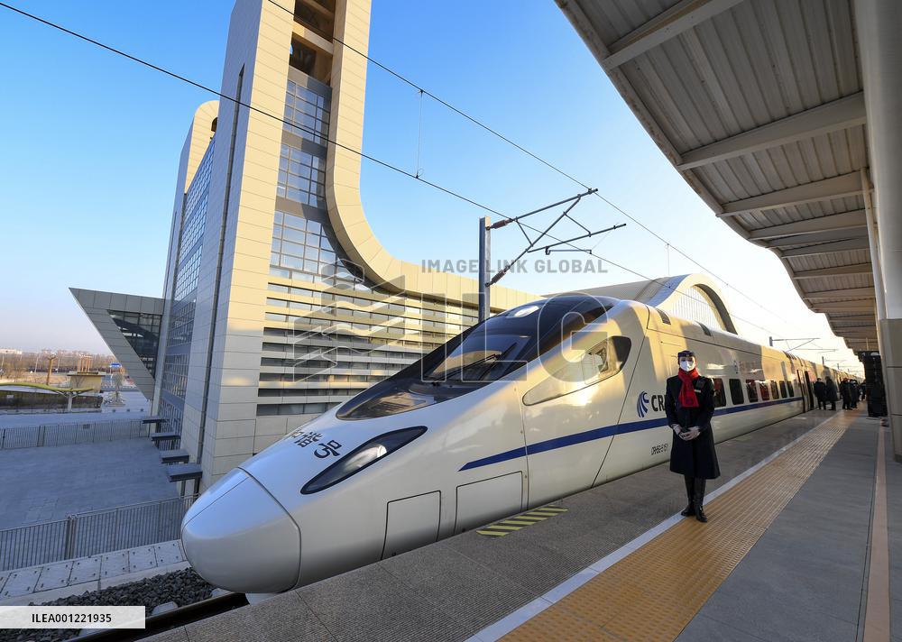 CHINA-NINGXIA-ZHONGWEI-HIGH-SPEED RAILWAY-OPERATION (CN)