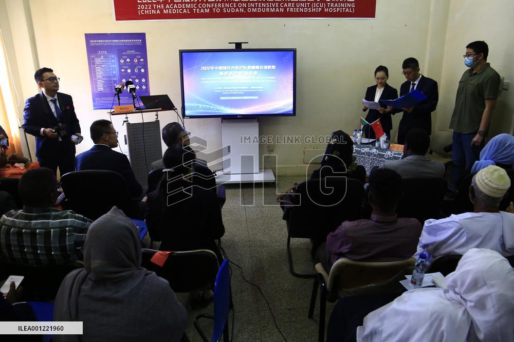 SUDAN-KHARTOUM-CHINESE MEDICAL TEAM-ICU WORKSHOP