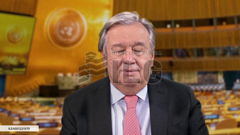 UN chief calls for putting peace at center of actions, words