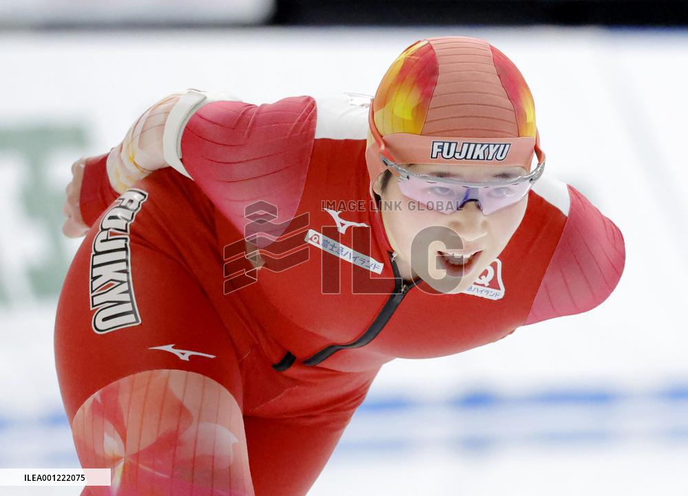 Speed skating: Japan national c'ships