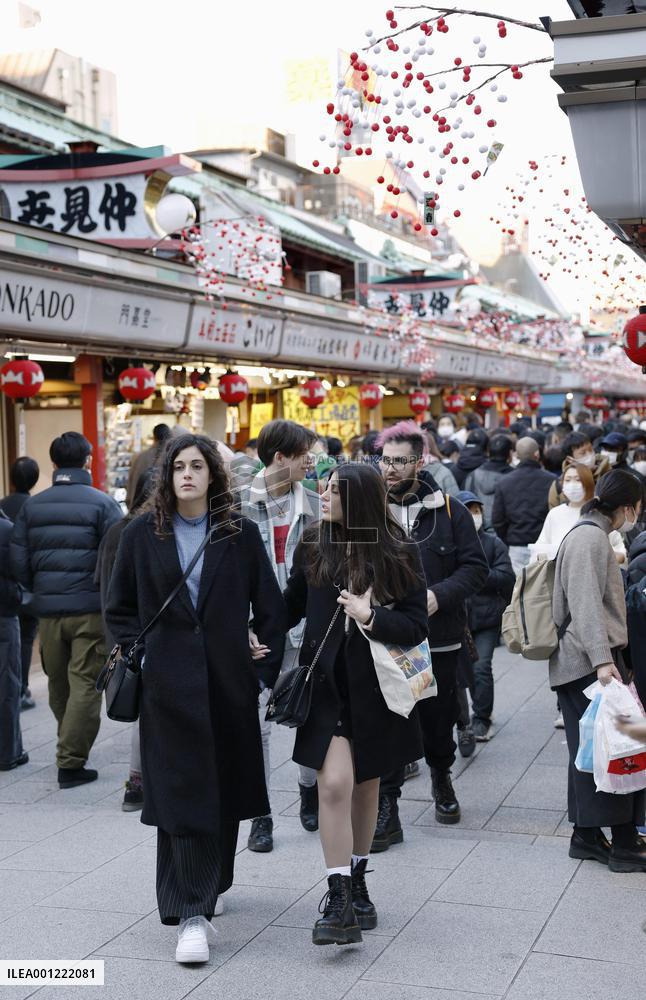 Year-end shopping in Tokyo