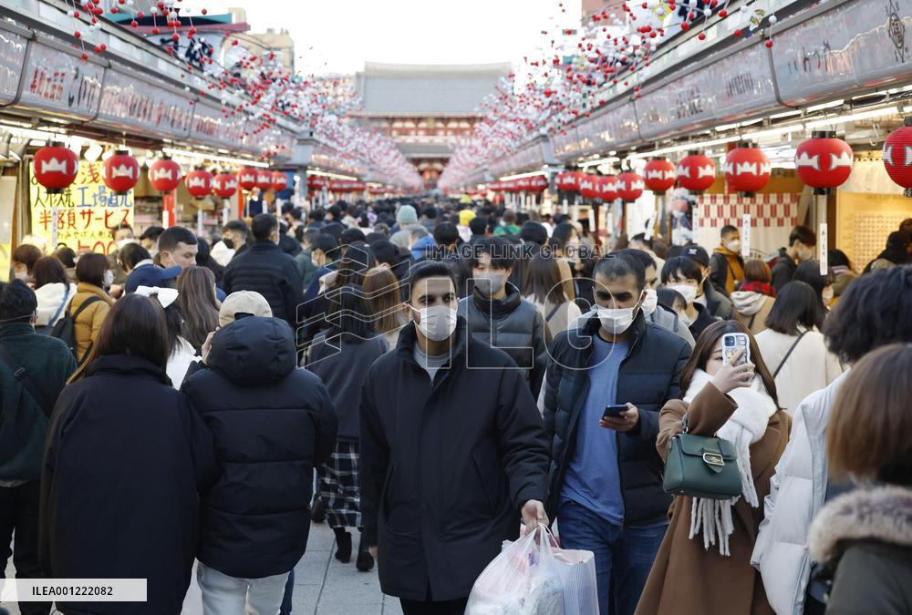 Year-end shopping in Tokyo