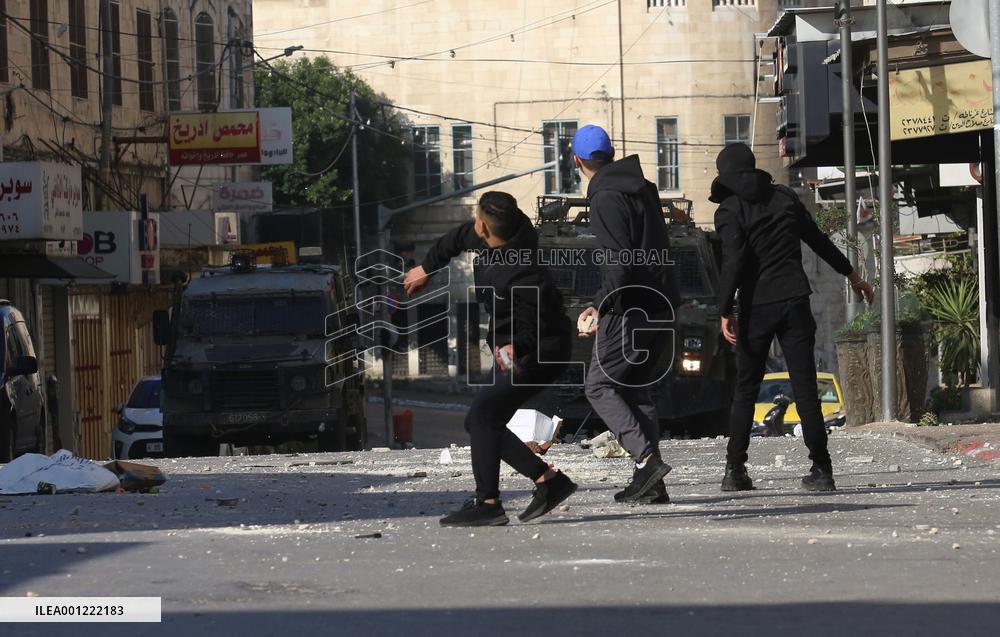 MIDEAST-NABLUS-CLASHES