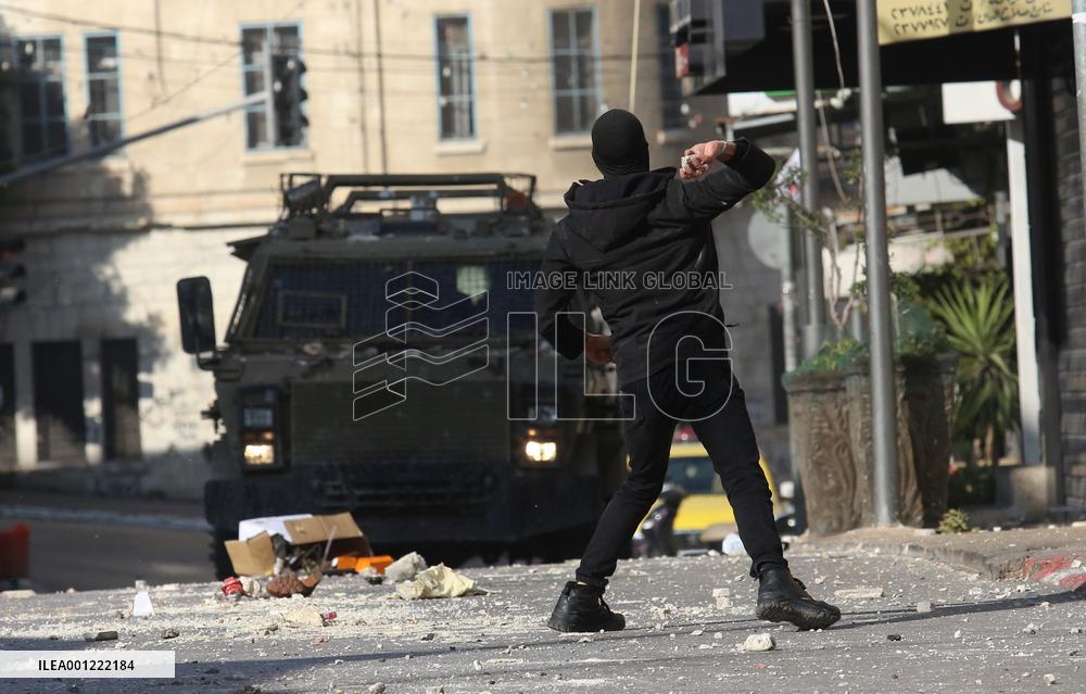 MIDEAST-NABLUS-CLASHES