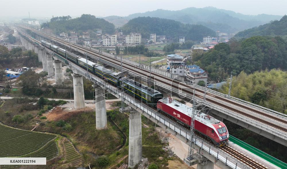 CHINA-JIANGXI-XINGGUO-FUJIAN-QUANZHOU-RAILWAY-OPERATION (CN)