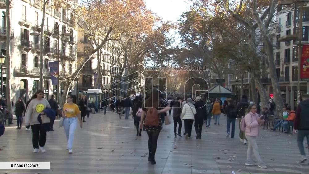 "Unusually warm" temperatures in winter in Spain