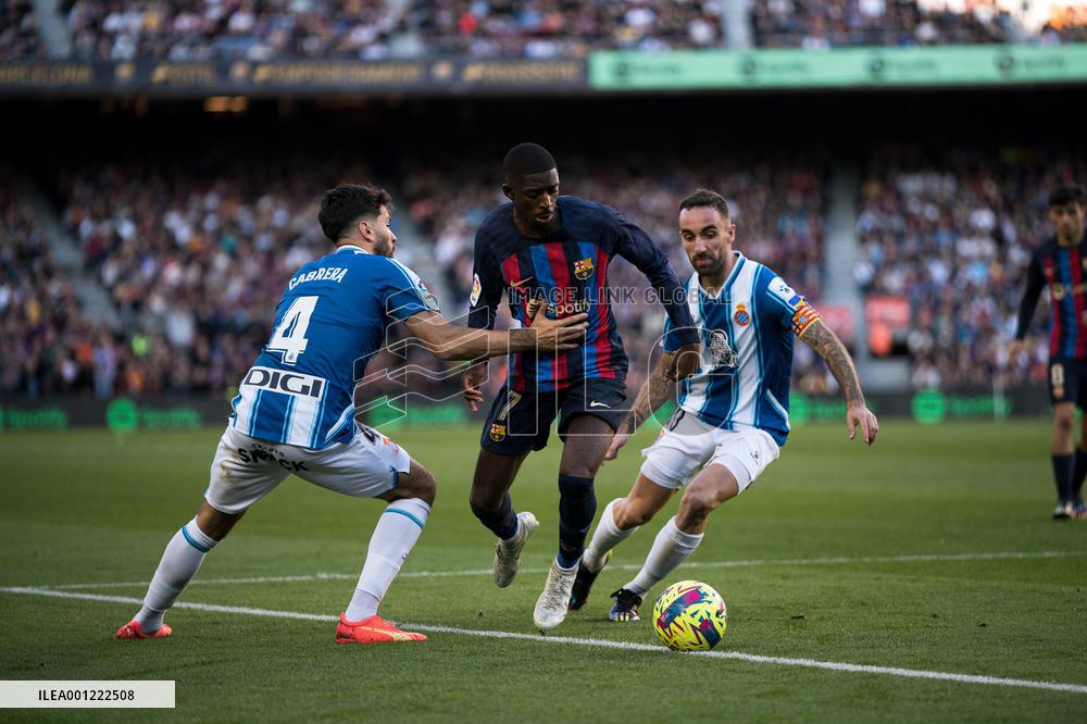 (SP)SPAIN-BARCELONA-FOOTBALL-SPANISH LEAGUE-BARCELONA VS RCD ESPANYOL