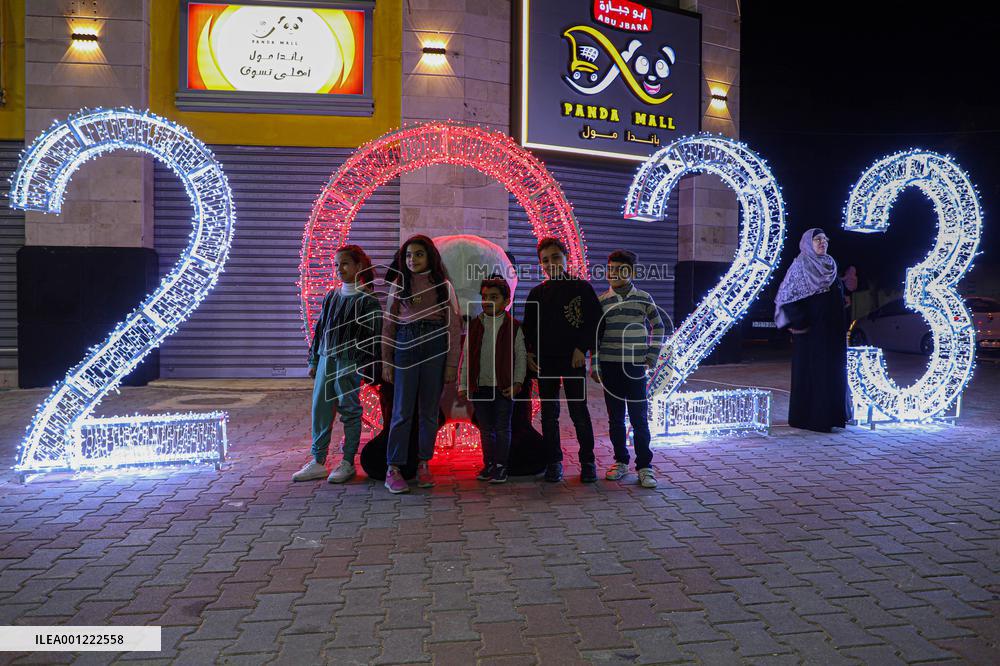 MIDEAST-GAZA CITY-NEW YEAR