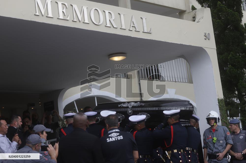 (SP)BRAZIL-SANTOS-PELE-FUNERAL