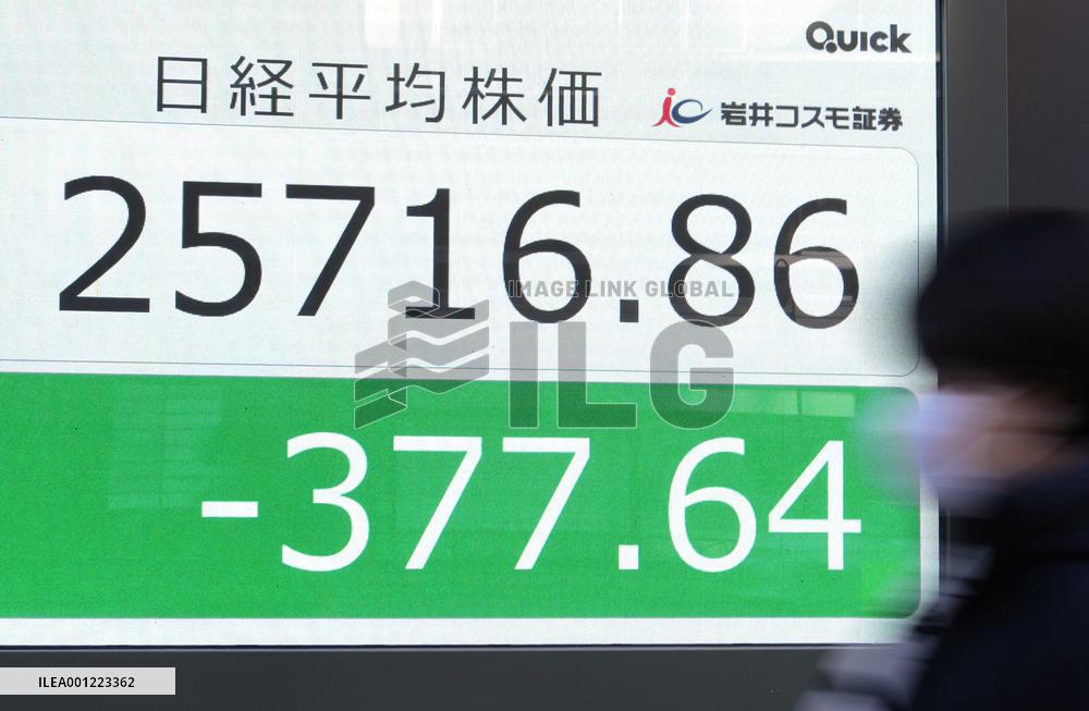 Nikkei ends at 10-month low on BOJ tightening fears
