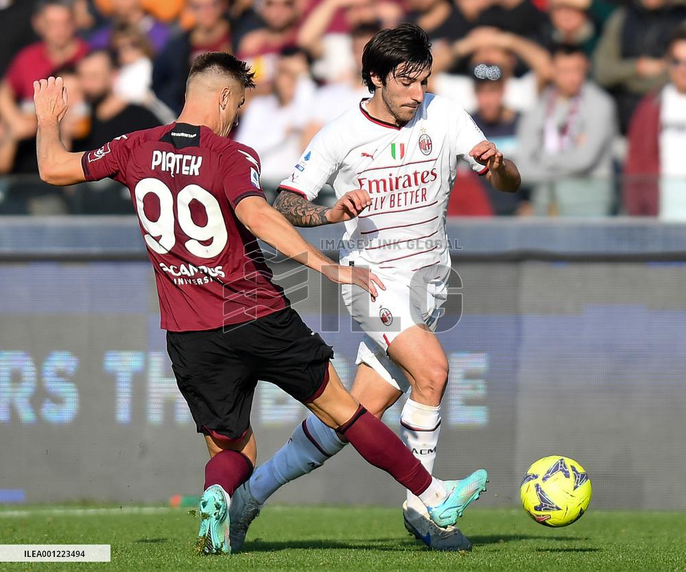 (SP)ITALY-SALERNO-FOOTBALL-SERIE A-AC MILAN VS SALERNITANA