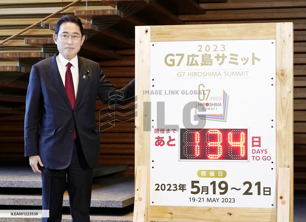 Countdown to G-7 Hiroshima summit