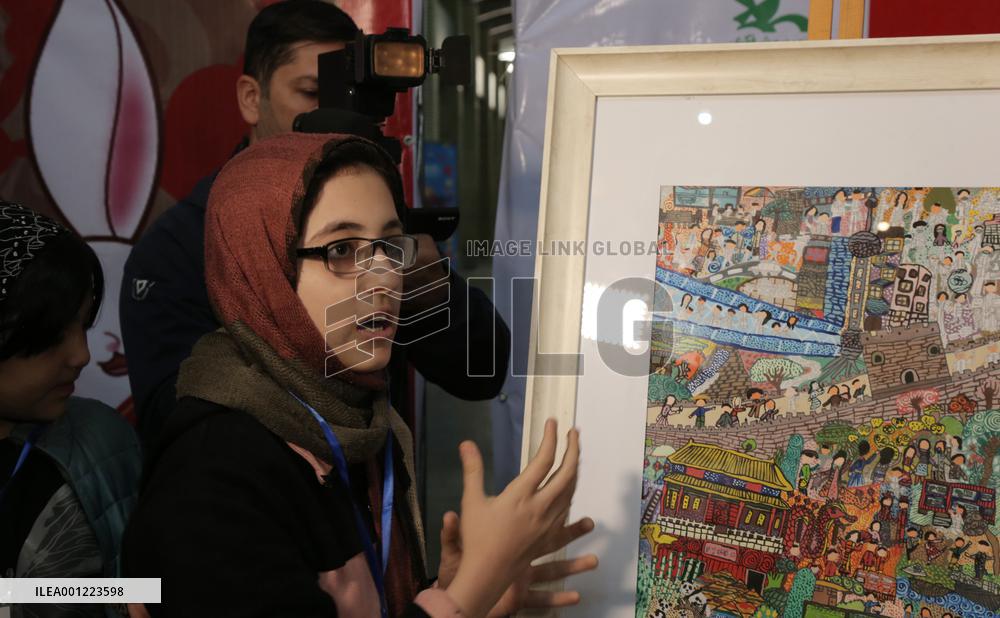 IRAN-TEHRAN-CHINA-YOUNGSTER-PAINTING-EXHIBITION