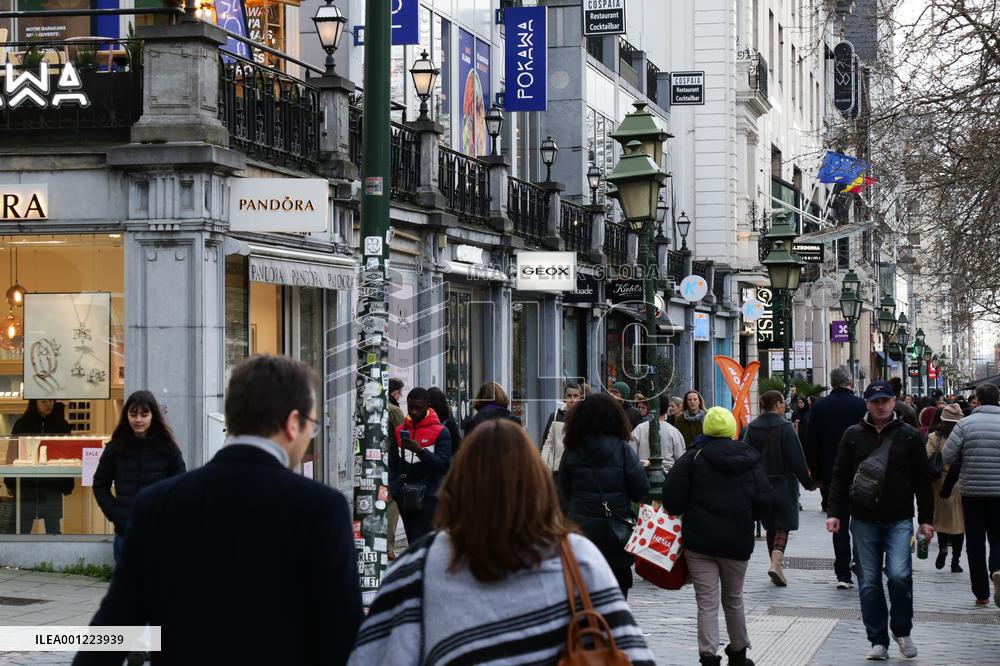 BELGIUM-BRUSSELS-EURO AREA-ECONOMY
