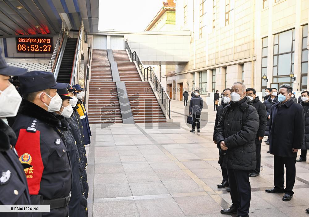 CHINA-BEIJING-LIU HE-SPRING FESTIVAL TRAVEL RUSH-INSPECTION (CN)