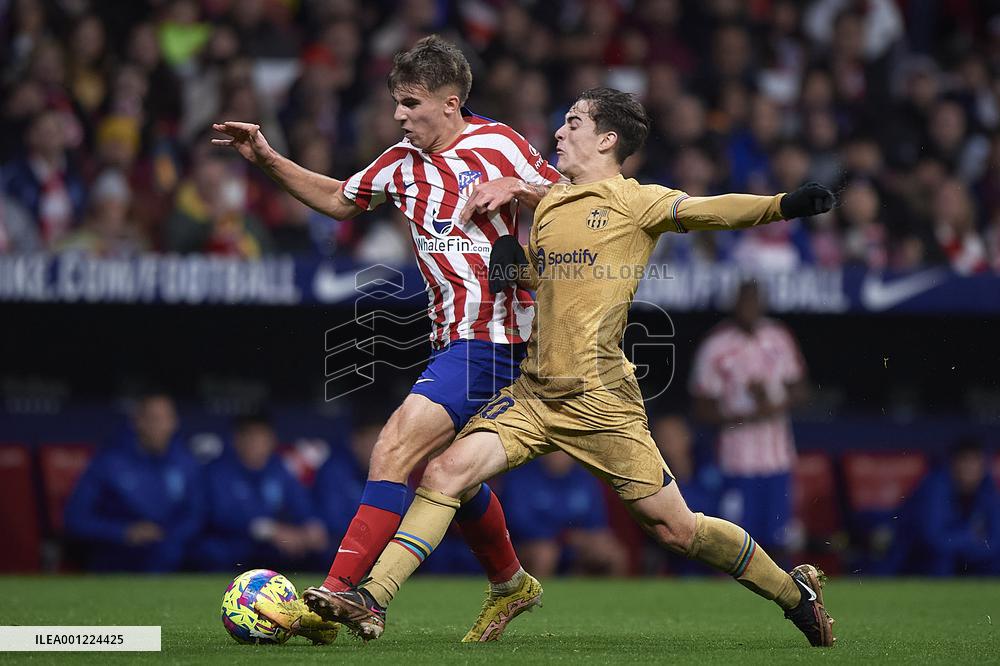 (SP)SPAIN-BARCELONA-FOOTBALL-SPANISH LEAGUE-ATLETICO DE MADRID VS BARCELONA