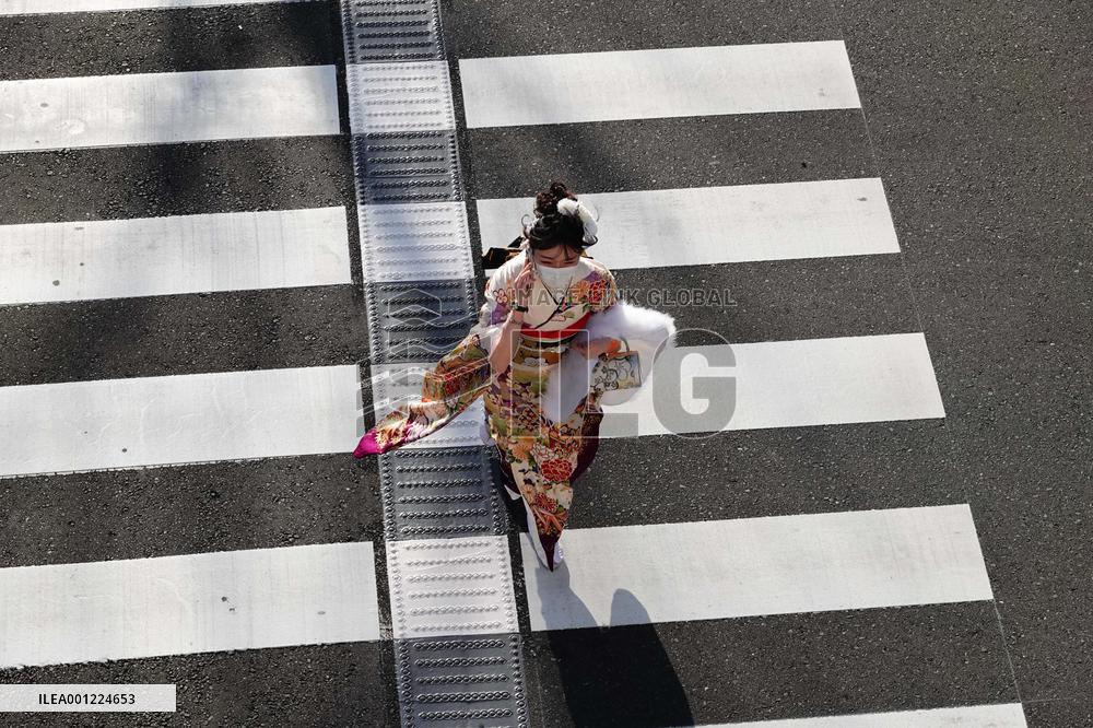 JAPAN-YOKOHAMA-COMING OF AGE DAY
