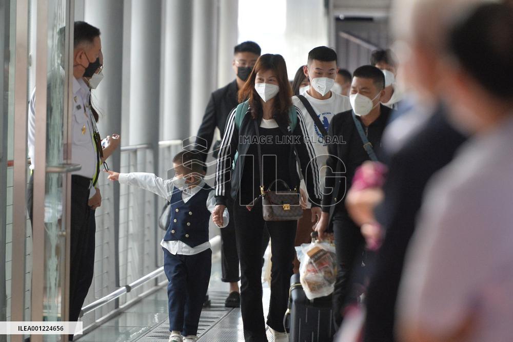 THAILAND-CHINESE PASSENGERS-ARRIVAL