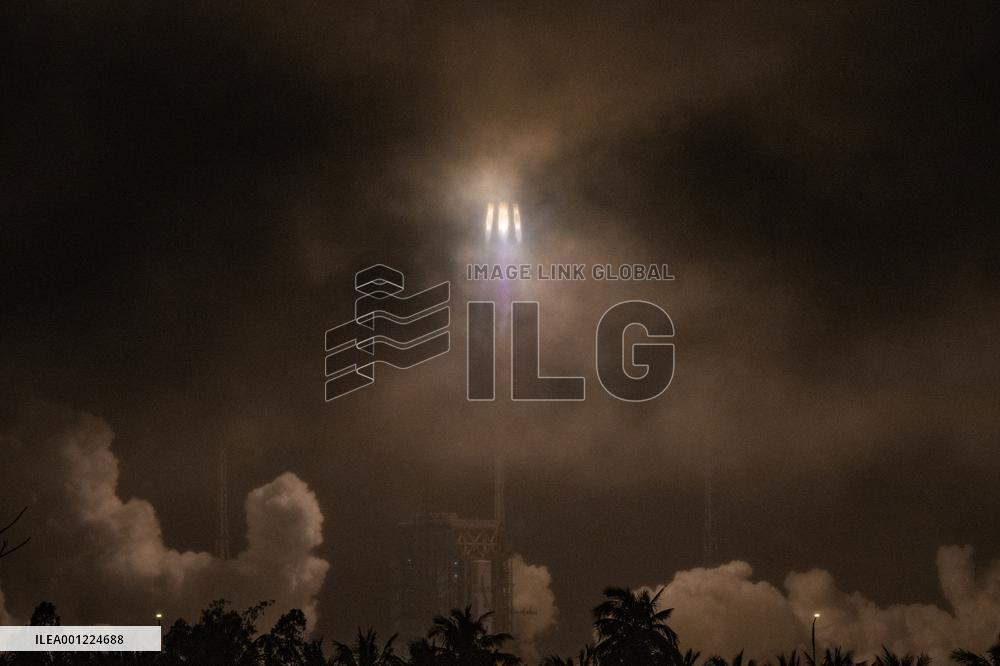 (EyesonSci) CHINA-HAINAN-WENCHANG-SATELLITE-LAUNCH (CN)