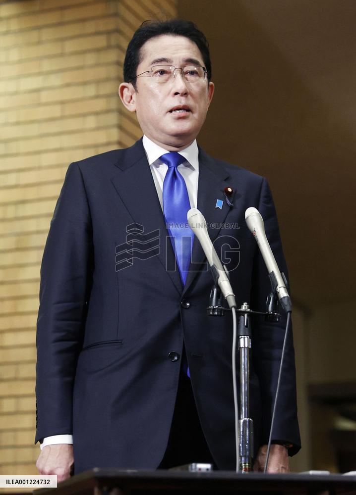 Japan PM Kishida's trips to Europe, N. America