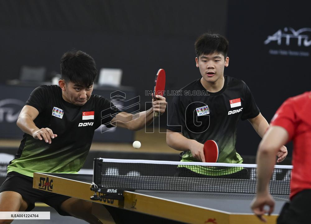 (SP)QATAR-DOHA-TABLE TENNIS-WTTC-ASIAN CONTINENTAL STAGE-MEN'S DOUBLES