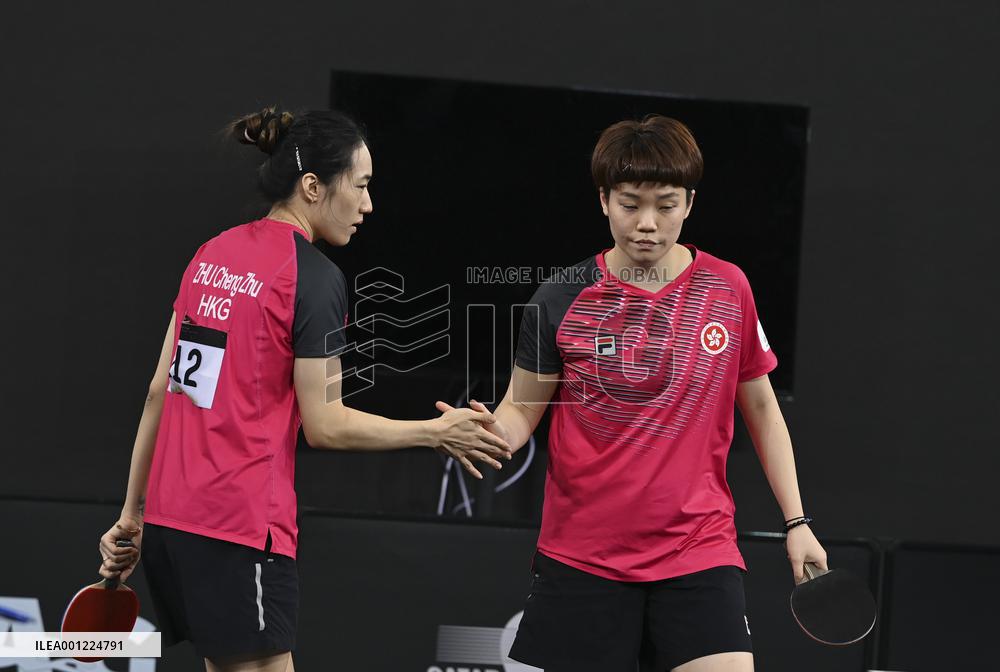 (SP)QATAR-DOHA-TABLE TENNIS-WTTC-ASIAN CONTINENTAL STAGE-WOMEN'S DOUBLES