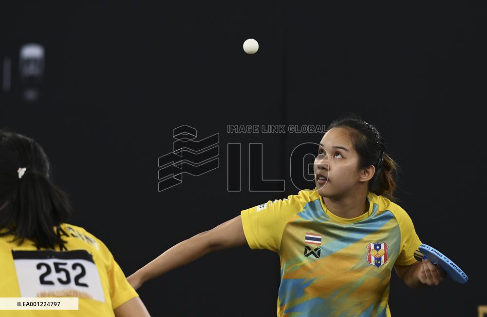 (SP)QATAR-DOHA-TABLE TENNIS-WTTC-ASIAN CONTINENTAL STAGE-WOMEN'S DOUBLES