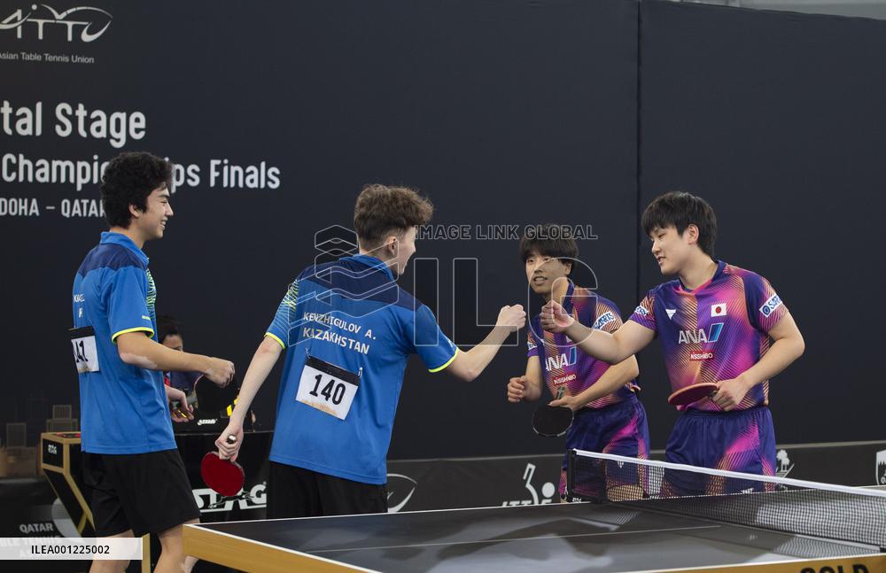 (SP)QATAR-DOHA-TABLE TENNIS-WTTC-ASIAN CONTINENTAL STAGE-MEN'S DOUBLES