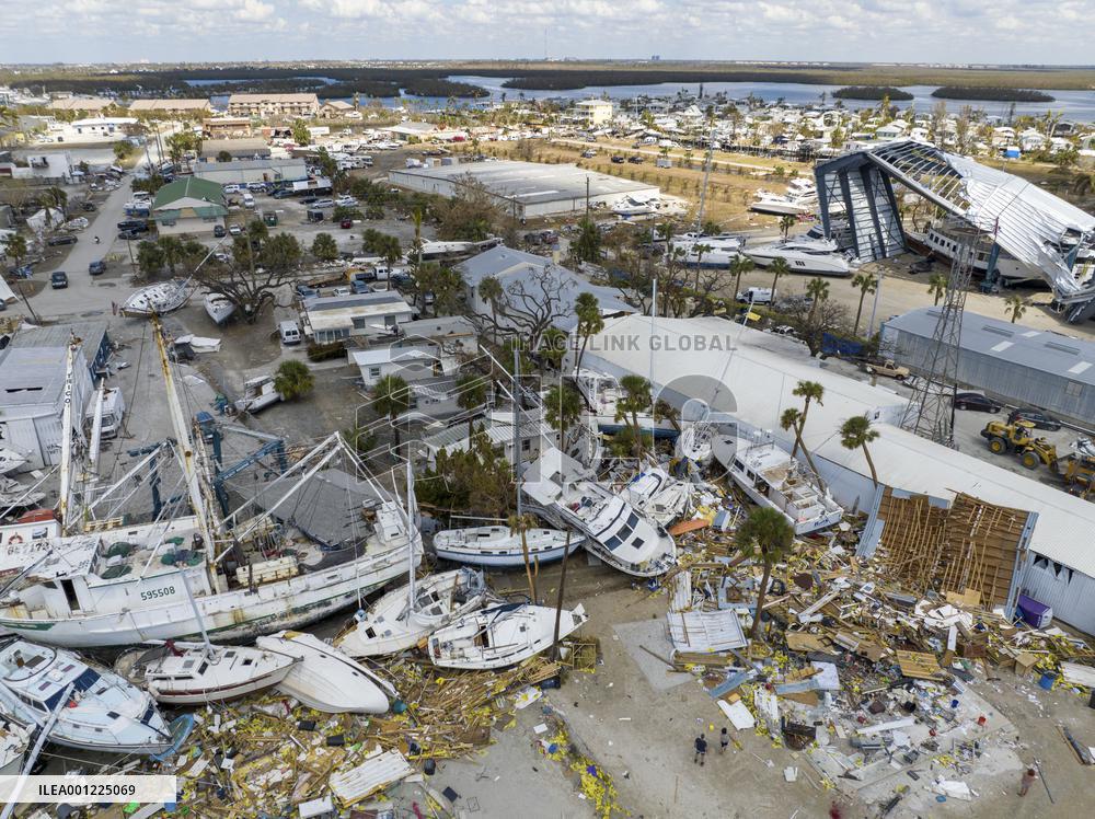 U.S.-FLORIDA-FORT MYERS-HURRICANE IAN-AFTERMATH