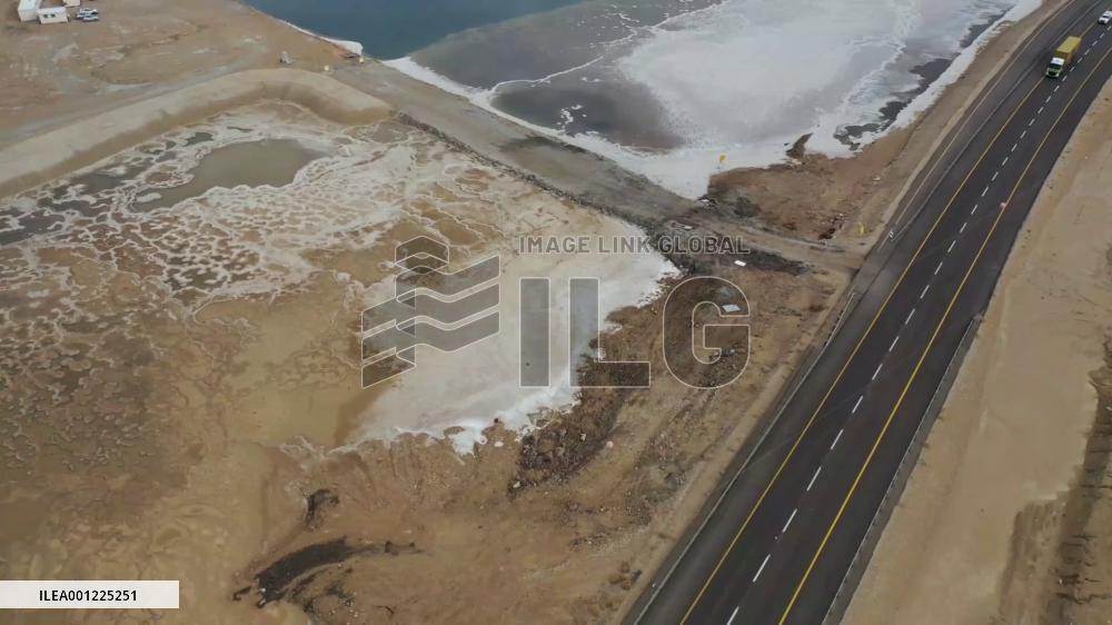 Aerial view of Dead Sea