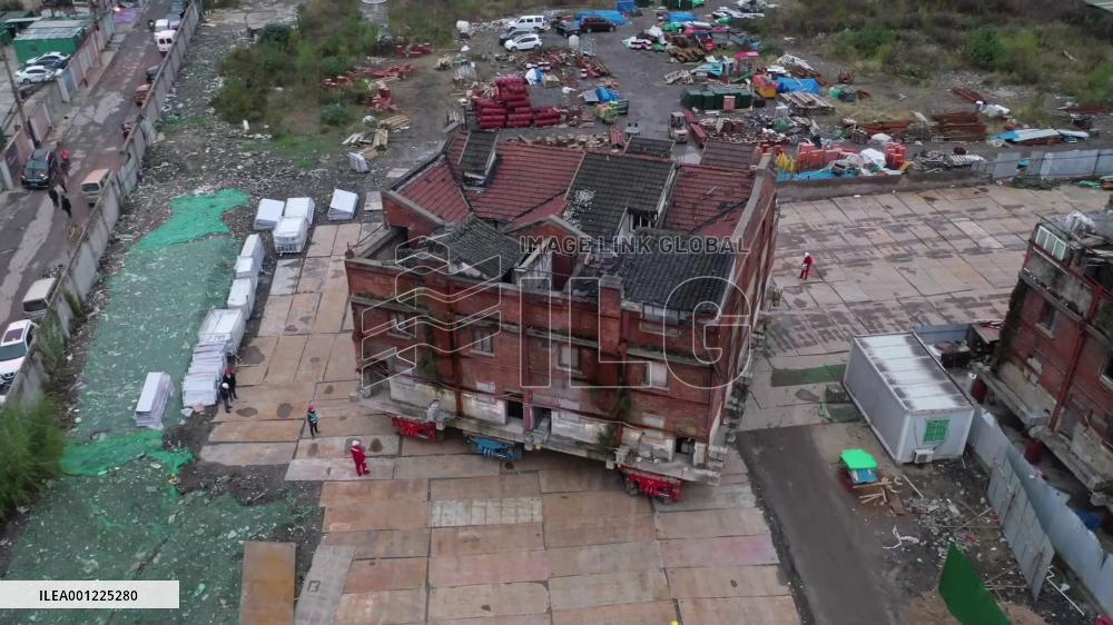 Five historic buildings successfully relocated in Shanghai