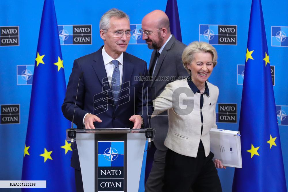 BELGIUM-BRUSSELS-NATO-EU-COOPERATION
