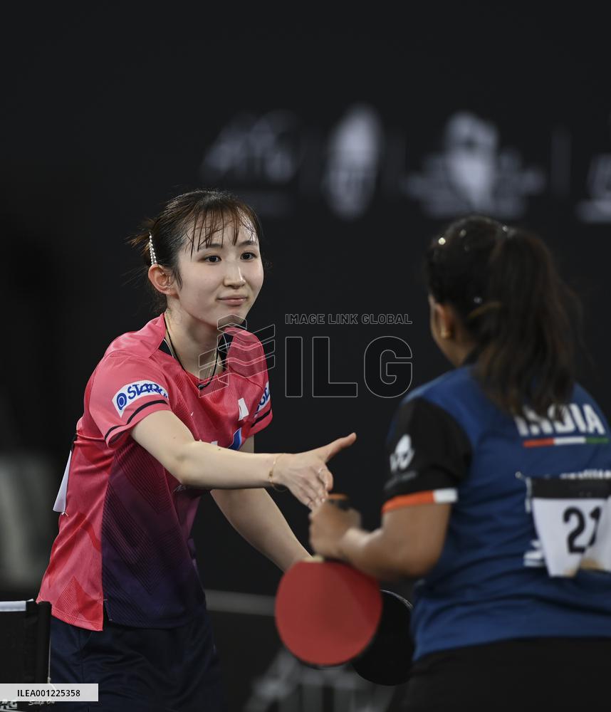 (SP)QATAR-DOHA-TABLE TENNIS-WTTC-ASIAN CONTINENTAL STAGE-WOMEN'S SINGLES