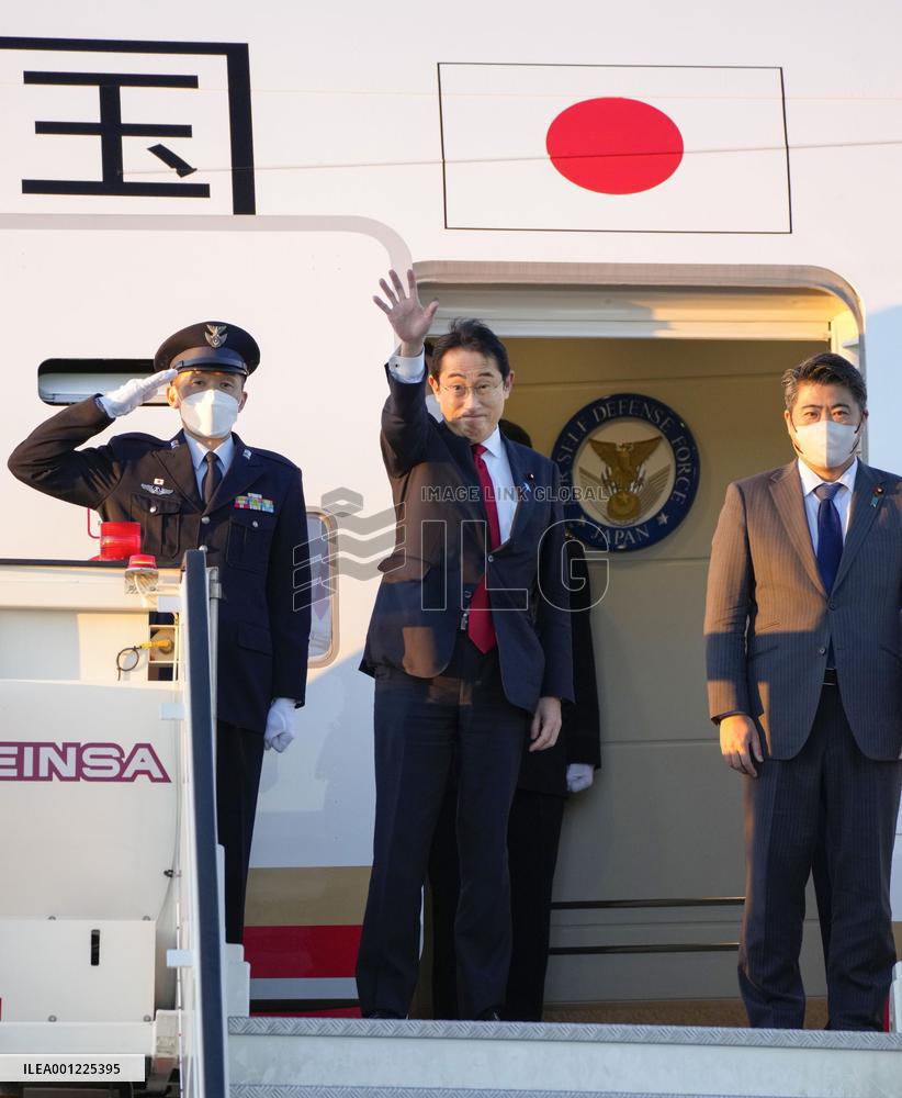 Japan PM Kishida in Italy