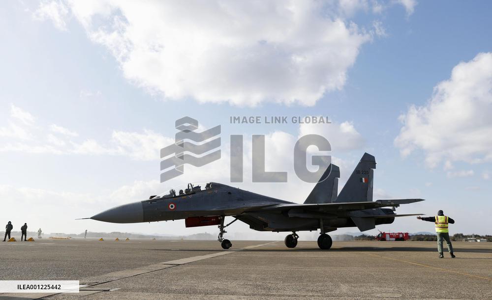 Japan, India's joint fighter jet training