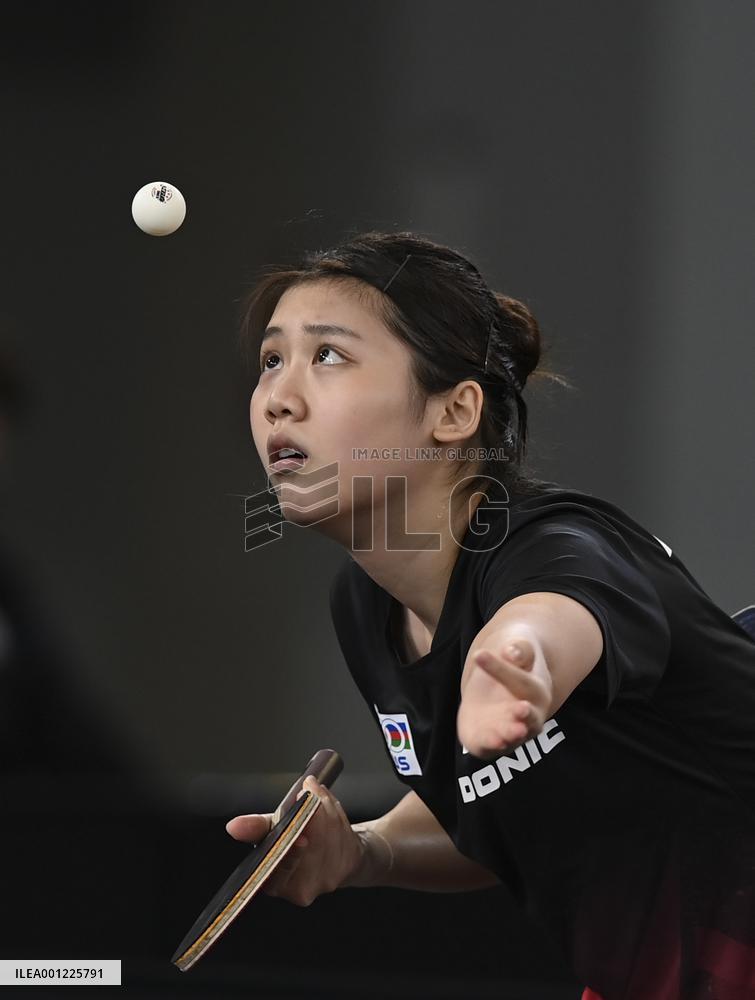 (SP)QATAR-DOHA-TABLE TENNIS-WTTC FINALS-ASIAN CONTINENTAL STAGE-WOMEN'S SINGLES