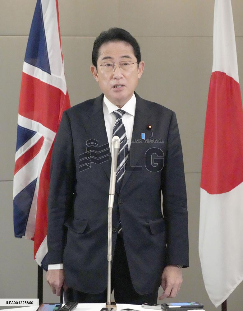 Japan PM Kishida in London