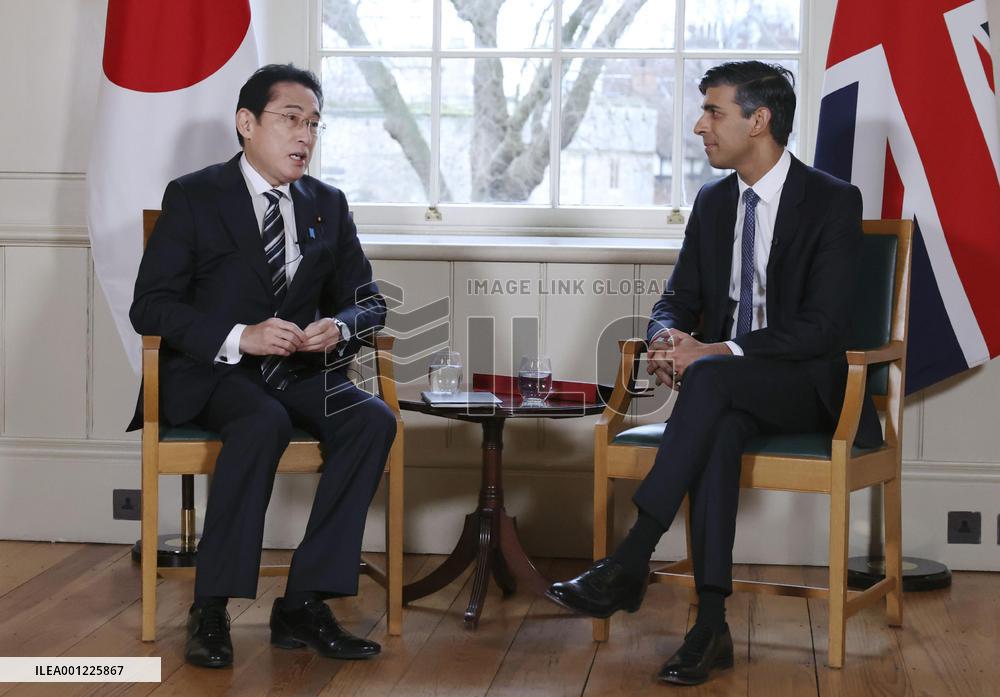 Japan PM Kishida in London