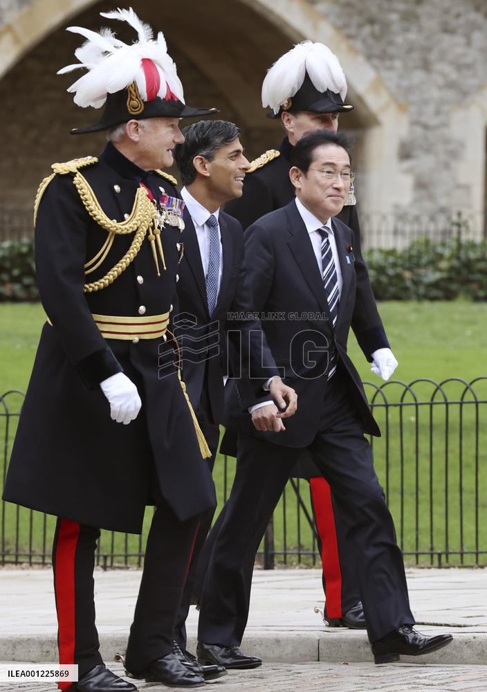 Japan PM Kishida in London